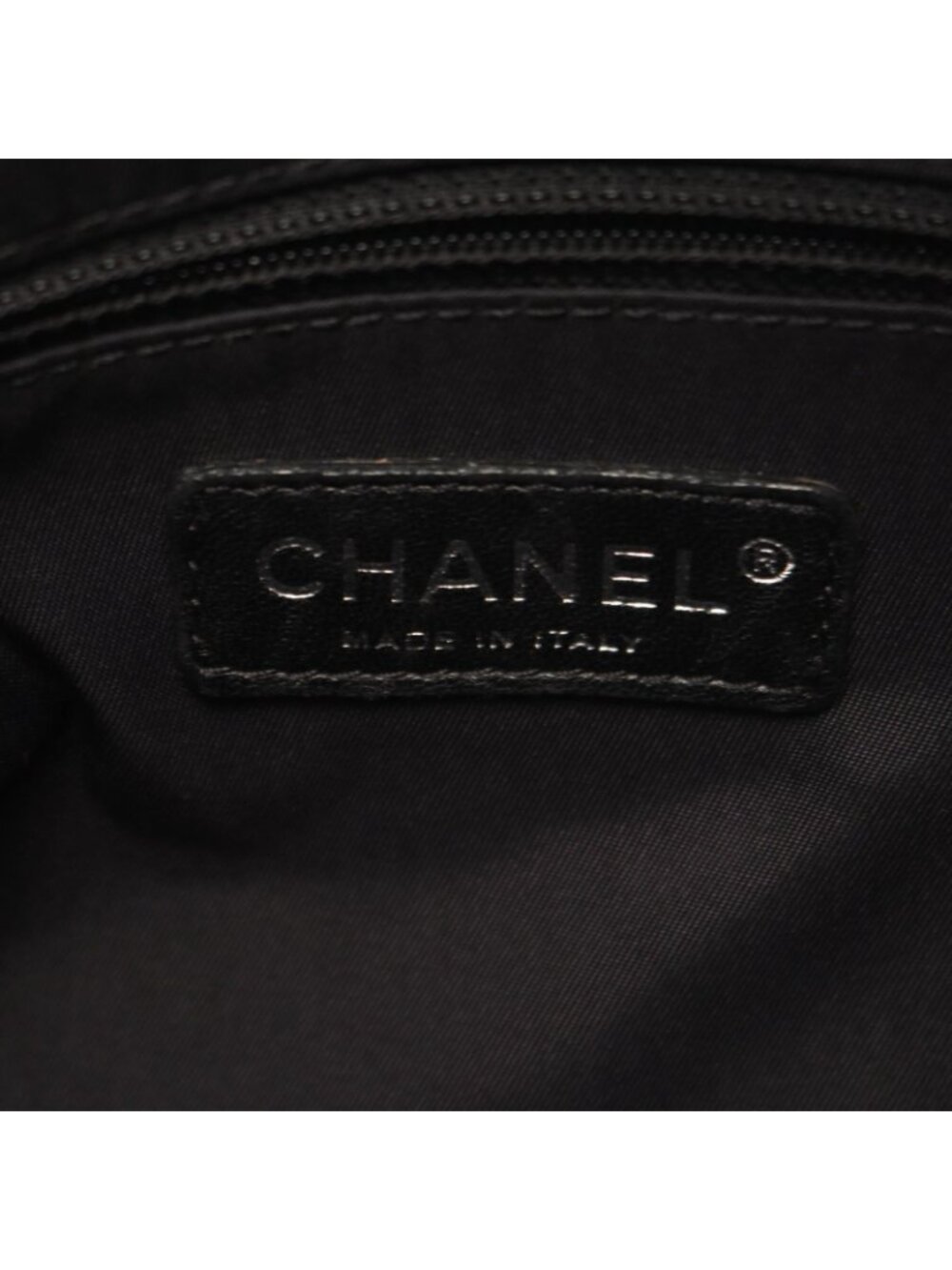 Chanel Tote Paris Biarritz PM Black Canvas Leather PM - Picture 4 of 8
